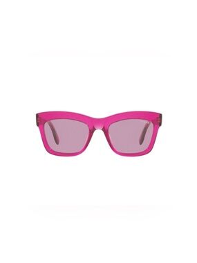 Sunglasses Hut Pink Rectangular Sunglasses - Small